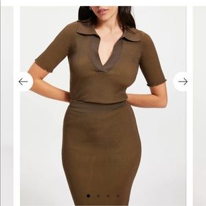 Good American ribbed polo, size 2, new with tags. Style didn’t work for me!